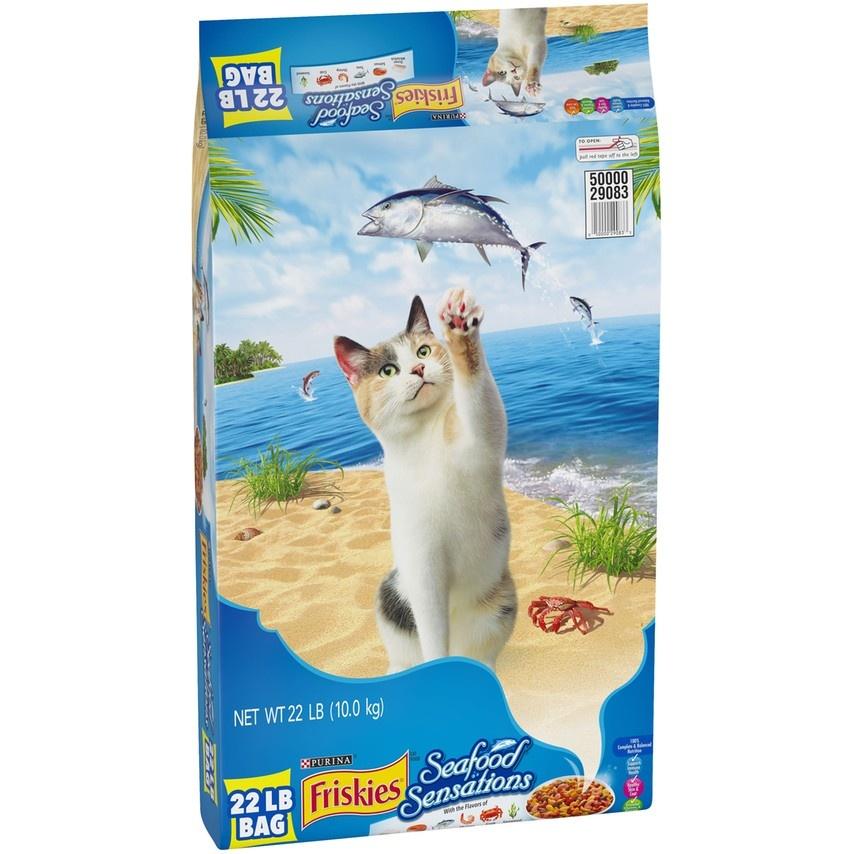 Friskies Seafood Sensations Dry Cat Food