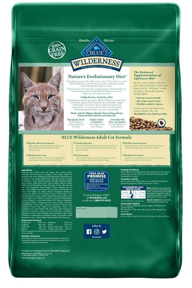 Blue buffalo wilderness dry cat outlet food