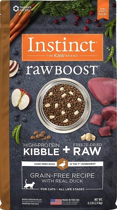 Instinct raw boost small breed cheap duck formula