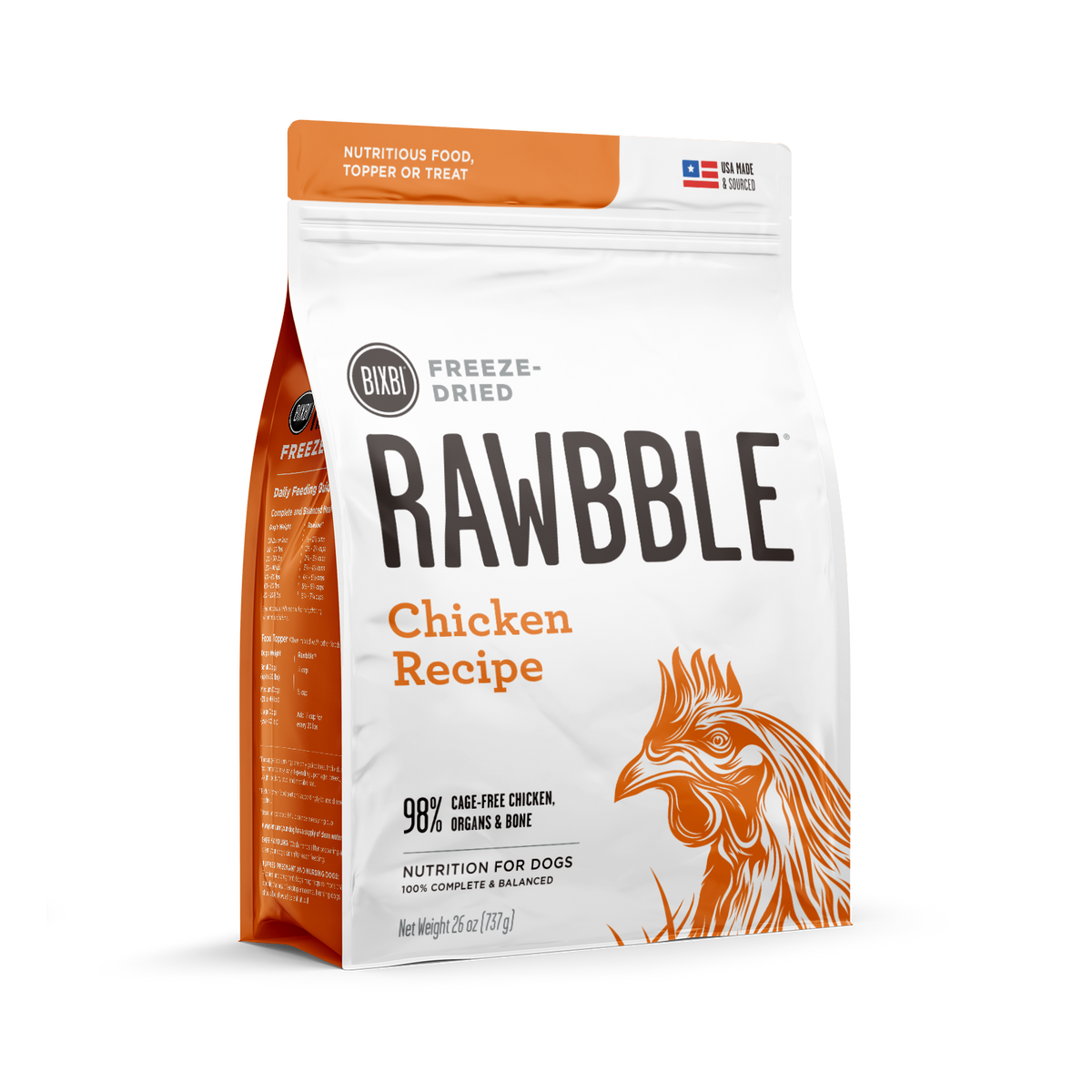 RAWBBLE FREEZE DRIED DOG FOOD CHICKEN RECIPE