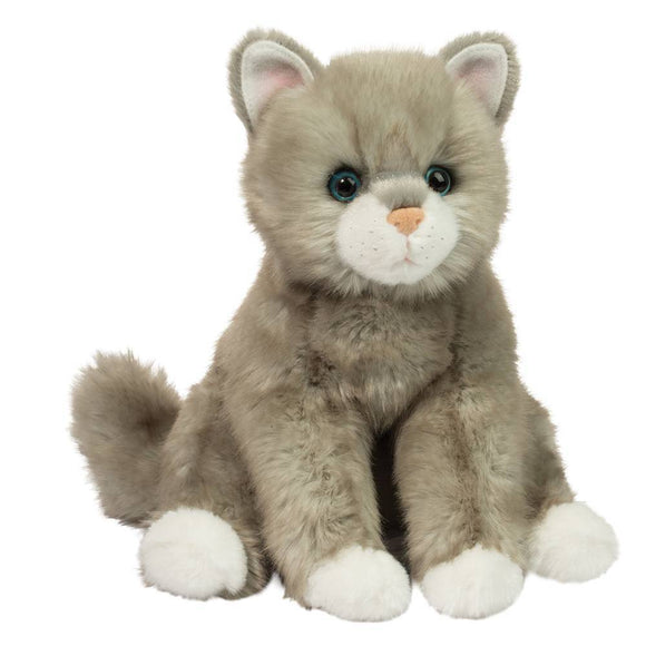 Douglas Cuddle Toy Rita Gray Cat Plush Stuffed Animal