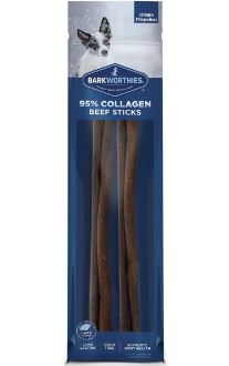 Barkworthies Collagen Beef Sticks for Dog (12