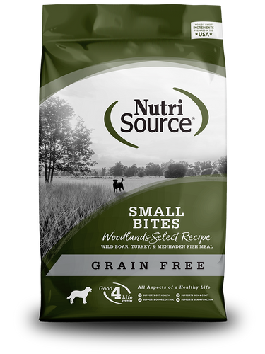 NutriSource® Grain Free Small Bites Woodlands Select Recipe Dog Food