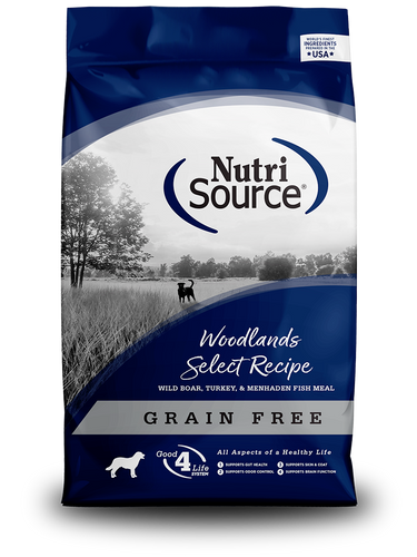 Nutrisource Grain Free Woodlands Select Recipe Dog Food