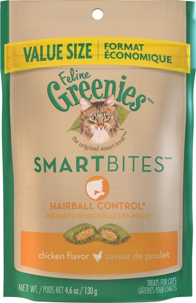 Greenies Smartbites Hairball Control Chicken Cat Treats Granite
