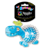 Spunky Pup Lil’ Squeakers Dino in Clear Spiky Ball