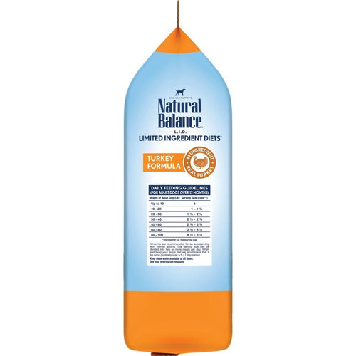 Natural Balance L.I.D Limited Ingredient Diets Turkey Recipe Dry Dog Food