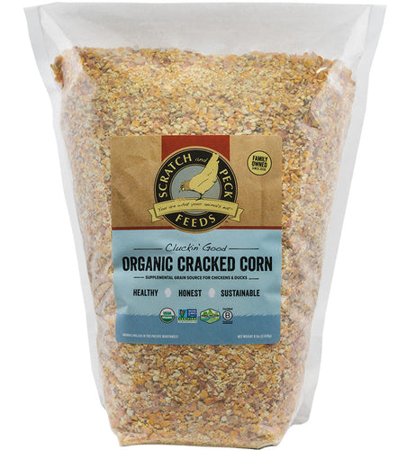 Scratch and Peck Feeds Cluckin’ Good Organic Cracked Corn