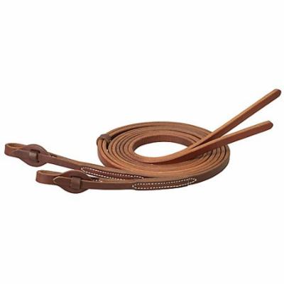 Weaver Working Cowboy Extra Heavy Harness Leather Quick Change Reins, 5/8 x 8'