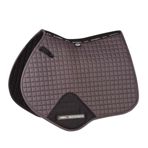 WEATHERBEETA PRIME JUMP SHAPED SADDLE PAD GREY FULL