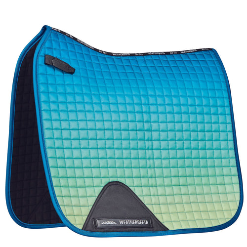 WEATHERBEETA PRIME OMBRE DRESSAGE SADDLE PAD OCEANS REEF FULL