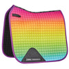 WEATHERBEETA PRIME OMBRE DRESSAGE SADDLE PAD RAINBOW DREAM FULL