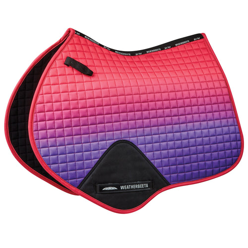 WEATHERBEETA PRIME OMBRE JUMP SHAPED SADDLE PAD DESERT SKY FULL