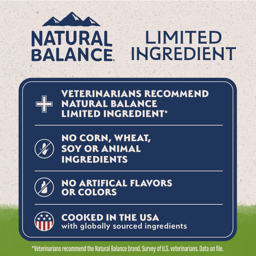 Natural Balance Limited Ingredient  Vegetarian Recipe Dry Dog Food