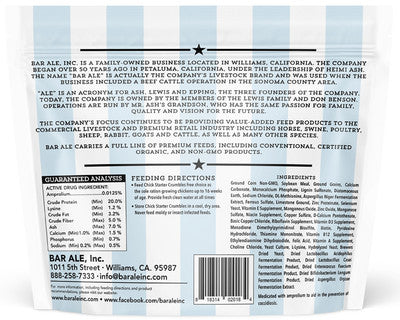 BAR Ale 20% Chick Starter Crumble