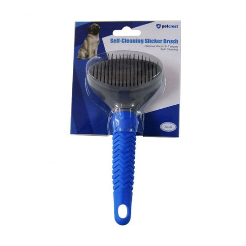 PetCrest Self Cleaning Slicker Brush
