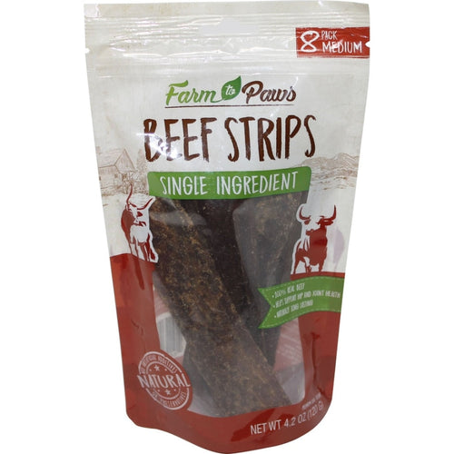 FARM TO PAWS BEEF STRIPS