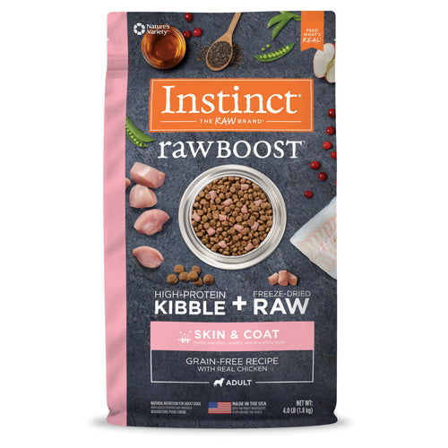 Nature's Variety Instinct Raw Boost Skin & Coat Health Chicken Recipe Dry Dog Food