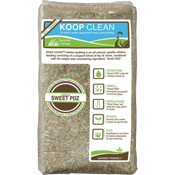 KOOP CLEAN HAY & STRAW BEDDING (30 LB)