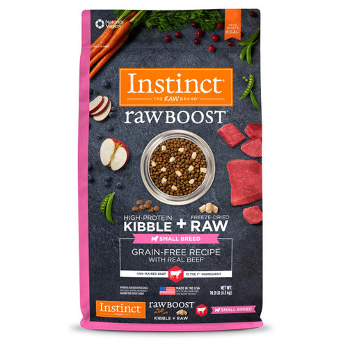 Nature's Variety Instinct Raw Boost Small Breed Beef Recipe Dry Dog Food