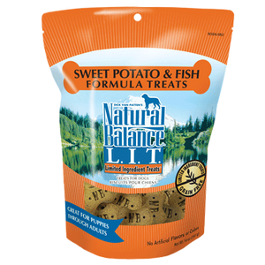 Natural Balance L.I.T. Limited Ingredient Sweet Potato and Fish Formula Treats for Dogs