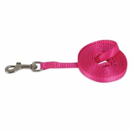 Dog Leash, Hot Pink, 3/8-In. x 6-Ft.