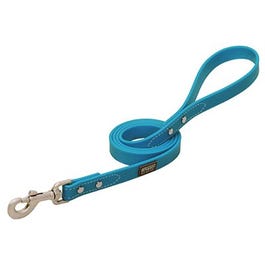 Brahma Webb Dog Leash, Blue, 3/4-In. x 4-Ft.