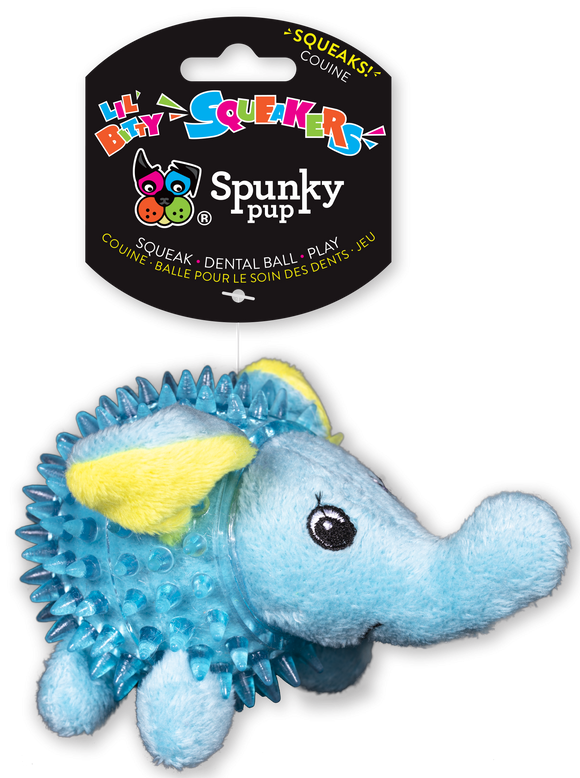 Spunky Pup Lil' Bitty Squeakers Elephant