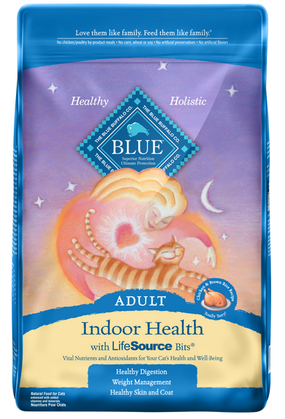 Blue Buffalo Indoor Health Natural Chicken Brown Rice Adult Dry