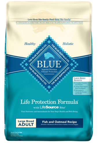 Blue Buffalo Life Protection Natural Fish & Oatmeal Recipe Large Breed Adult Dry Dog Food