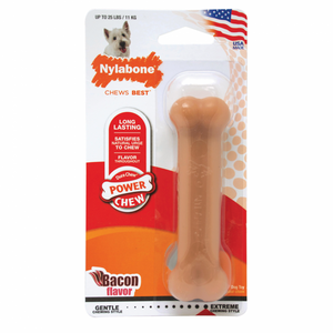 Nylabone Power Chew Bacon Flavor Bone Dog Toy