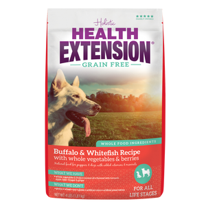 Health Extension Grain Free Buffalo and Whitefish Dry Dog Food
