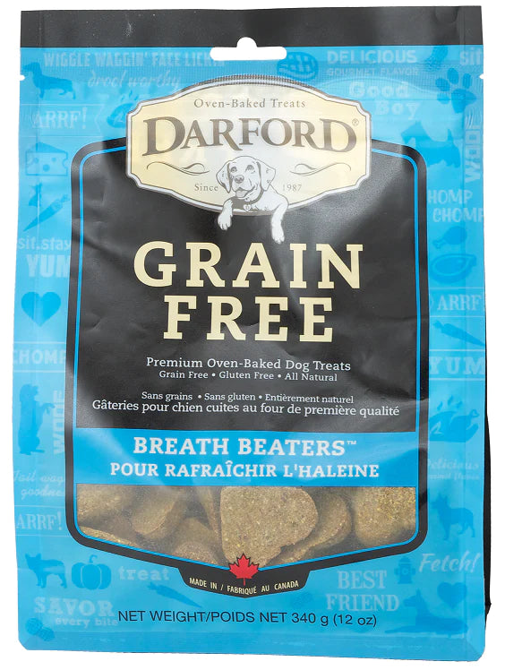 Darford Grain Free Breath Beaters Oven Baked Dog Treats