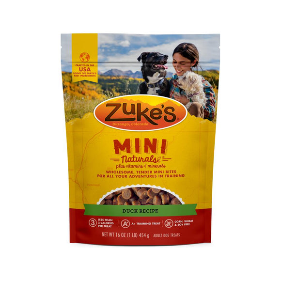 Zukes Duck Mini Naturals Dog Treats