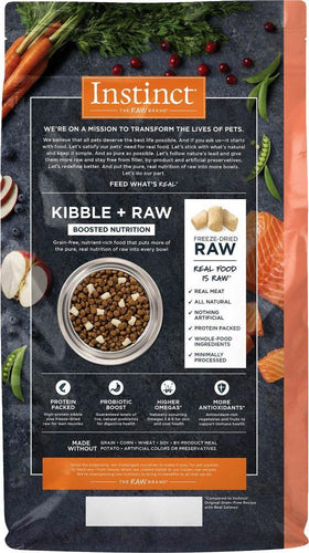 Nature's Variety Instinct Raw Boost Grain Free Real Salmon Recipe Dog Food