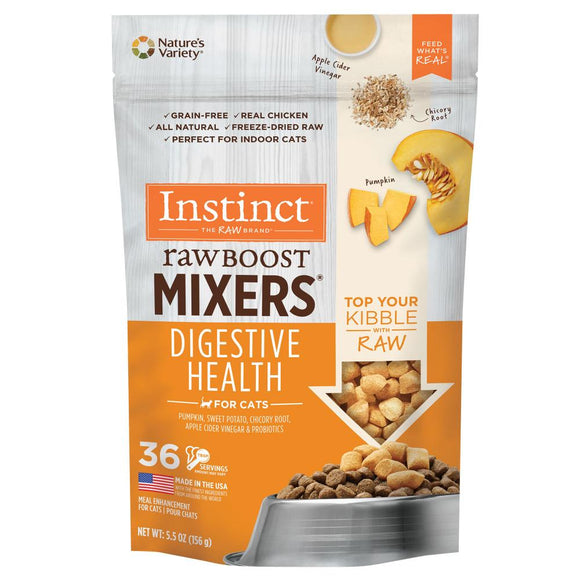 Nature's Variety Instinct Raw Boost Mixers Grain Free Gut Health Freeze Dried Raw Dog Food Topper