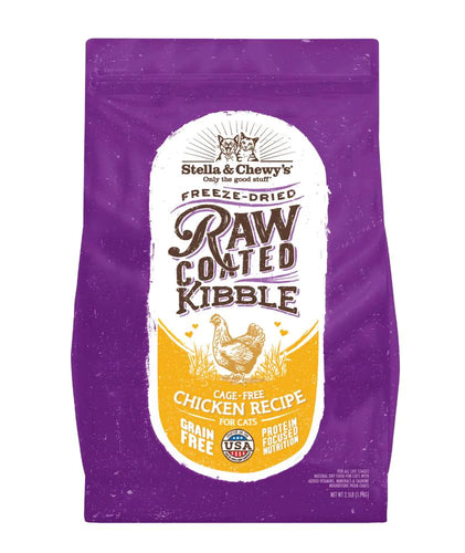 Stella & Chewy's Raw Coated Kibble Cage Free Chicken Recipe Dry Cat Food