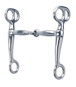 Weaver Tom Thumb Snaffle Bit with 5" Mouth, Nickel Plated