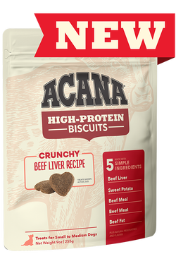 ACANA High-Protein Biscuits Crunchy Beef Liver Recipe