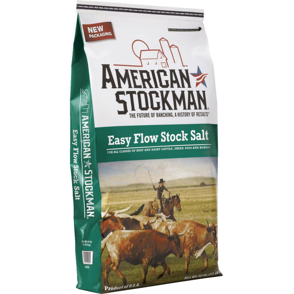 American Stockman 50 Lb. 95% Purity Easy Flow Stock Salt