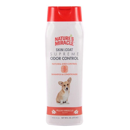 Nature's Miracle Skin & Coat Supreme Odor Control - Shed Control Shampoo & Conditioner
