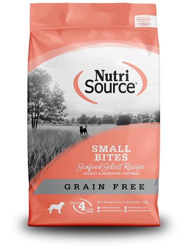 NutriSource® Small Bites Seafood Select Recipe Dog Food