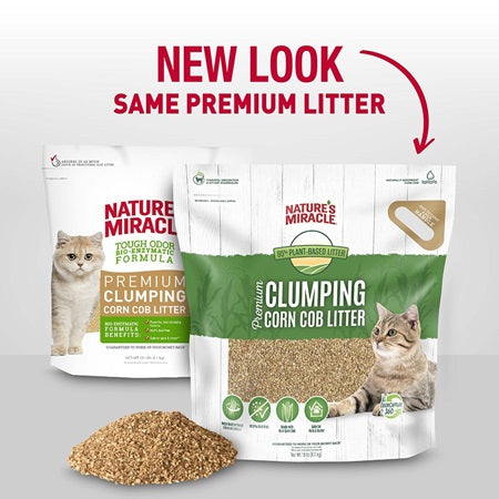 Nature's Miracle Premium Clumping Corn Cob Litter (18 lbs)