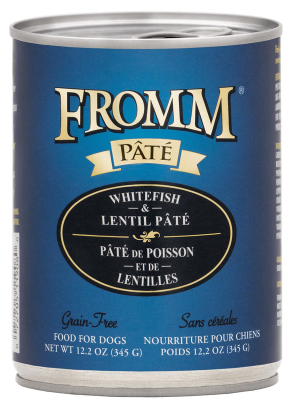 Fromm Grain-Free Whitefish & Lentil Pâté Dog Food