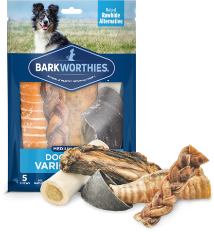 Barkworthies Medium Breed Variety Pack Dog Treats