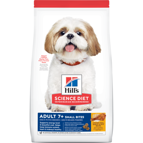 Hill's® Science Diet® Adult 7+ Small Bites Chicken Meal, Barley & Rice Recipe dog food