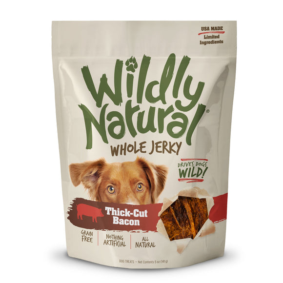 Fruitables Wildly Natural Jerky Bacon Dog Treats